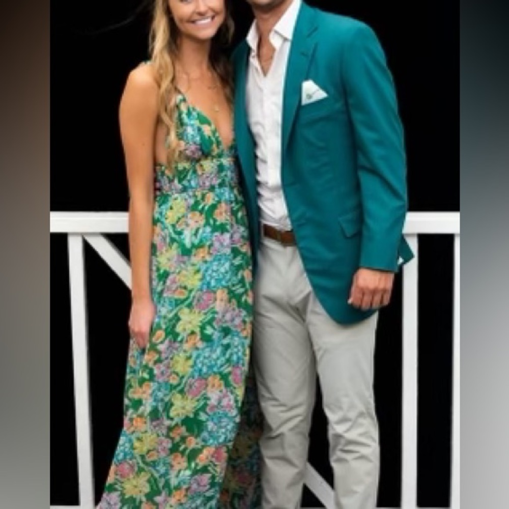 Green floral Vici  dress
